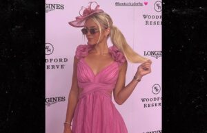 Livvy Dunne aturde con vestido rosa para Kentucky Oaks Livvy Dunne Stuns in Pink Dress For Kentucky Oaks