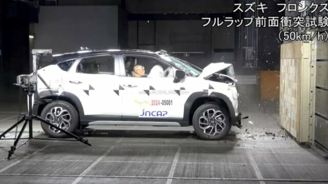 Uji tabrak Suzuki Fronx di Jepang
