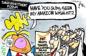 Caricatura: lista de deseos de Maga Cartoon: MAGA wishlist