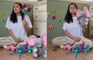 Drashti Dhami revela con qué le encanta jugar a su hija Leela Drashti Dhami's daughter turns 6 months old, actress shares her parenting style