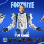 Epic Games accuses Apple of delaying its game store launch | Image of Tim Cook in Fortnite costume