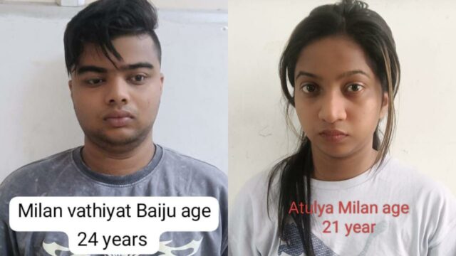 Exclusive: Kerala couple, dubbed the modern-day ‘Bunty and Babli’, arrested for stealing Rs 53,500 from Khar showroom