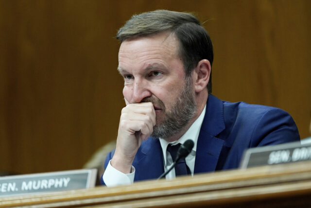 Watch a Democratic senator slam Trump’s ‘public corruption tour’