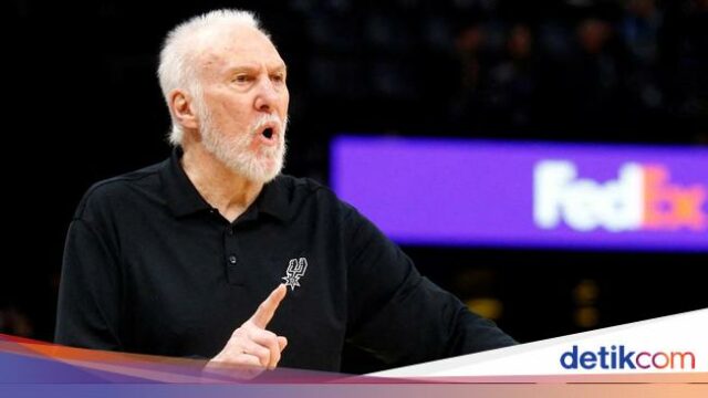 Pelatih Spurs Gregg Popovich Pensiun