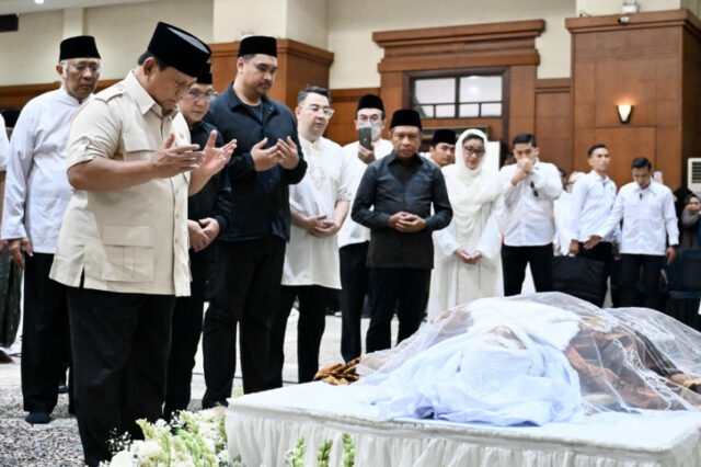 Melayat Eddie Marzuki Nalapraya, Prabowo: Beliau Patriot Sejati