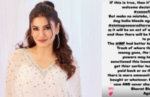 Raveena Tandon expresa alivio cuando India anuncia el alto el fuego con Pakistán: «Si esto es cierto …» Raveena Tandon expresses relief as India announces ceasefire with Pakistan: 'If this is true...'