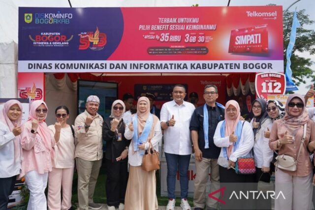 Diskominfo Bogor proporciona wifi público gratuito durante Kabogorfest 2025

