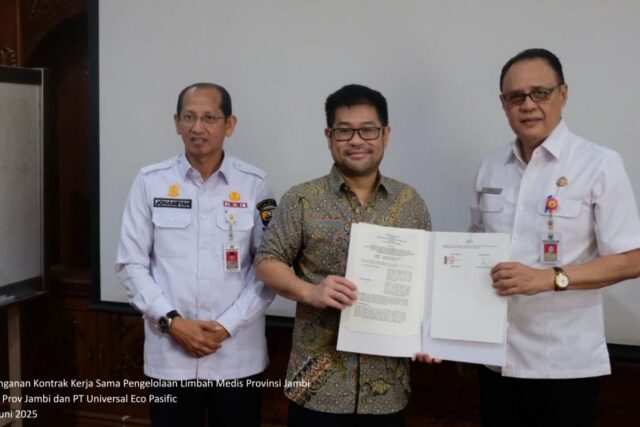 JAMBI Gobierno provincial Fortalecimiento de la cooperación de gestión de JAMBI Gobierno provincial Fortalecimiento de la cooperación de gestión de residuos médicos de PT Universal Eco Pacific