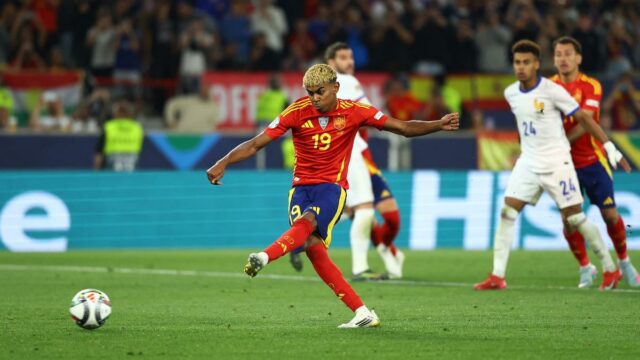 Lamine Yamal se convierte en jugador más joven para anotar en las semifinales de la Liga de las Naciones de la UEFA


