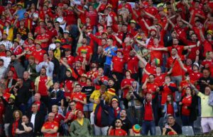 Fan de Gales hospitalizado después de la caída de los puestos durante el partido de Bélgica en las clasificatorias de la Copa Mundial de la FIFA 2026 Fan de Gales hospitalizado después de la caída de los puestos durante el partido de Bélgica en las clasificatorias de la Copa Mundial de la FIFA 2026