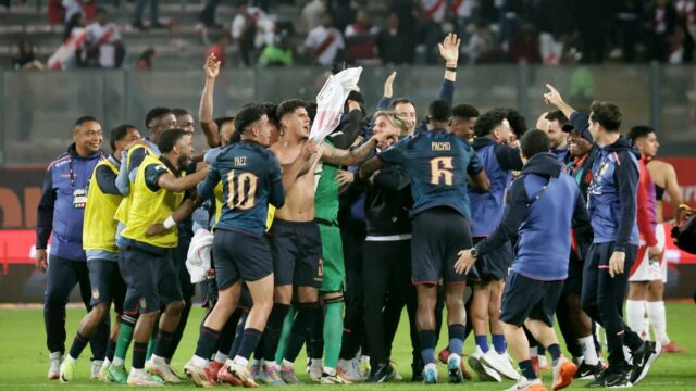 Ecuador califica para la Copa Mundial de la FIFA 2026 Ecuador califica para la Copa Mundial de la FIFA 2026 después del sorteo de Perú