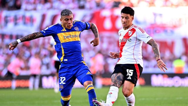 El defensor de Boca Juniors Ayrton Costa a la Copa Mundial de Miss Club después de que nos negaran la visa de nosotros

