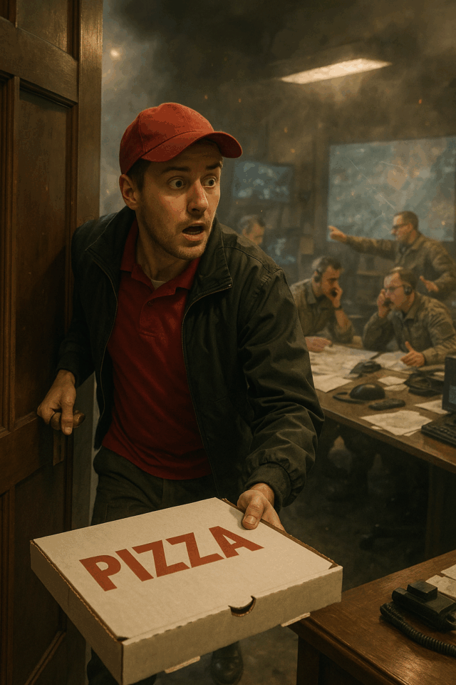 ¿Orden de pizza de predicción de conflictos israelí-iran? 

