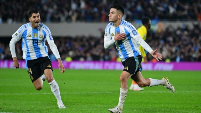 Almada guarda los rubores para la argentina superada en número en la Copa Mundial de la FIFA 2026 clasificatorios

