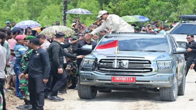 Presiden Prabowo kunjungan ke Desa Wanam, Kabupaten Merauke, Papua Selatan