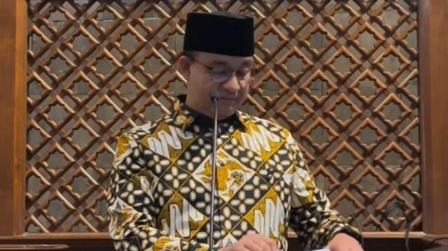 Anies Baswedan di Masjid UGM (dok istimewa)