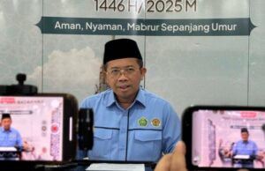 Hoy, la congregación comenzó a ser lanzada a Arafat basada en Sharikah y Hotel Ketua PPIH Arab Saudi, Muchlis M. Hanafi