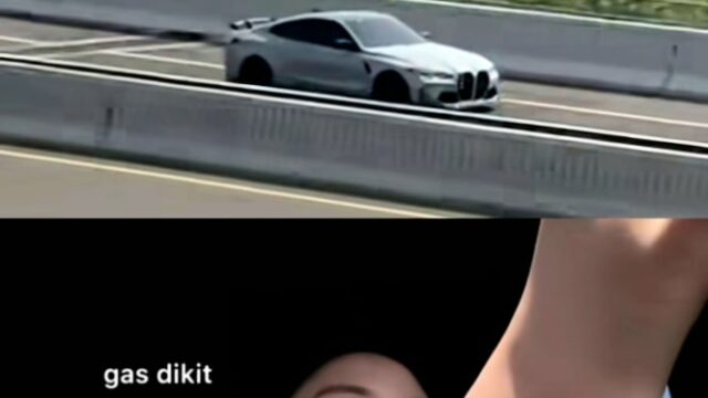 Bikin Geleng Kepala! Ini Kecepatan BMW M4 yang Nekat Adu Cepat Lawan Whoosh di Tol MBZ