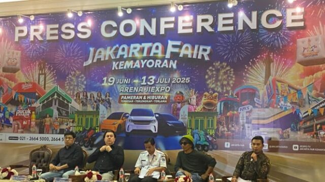 Press Conference Jakarta Fair 2025 (Doc: Natania Longdong)
