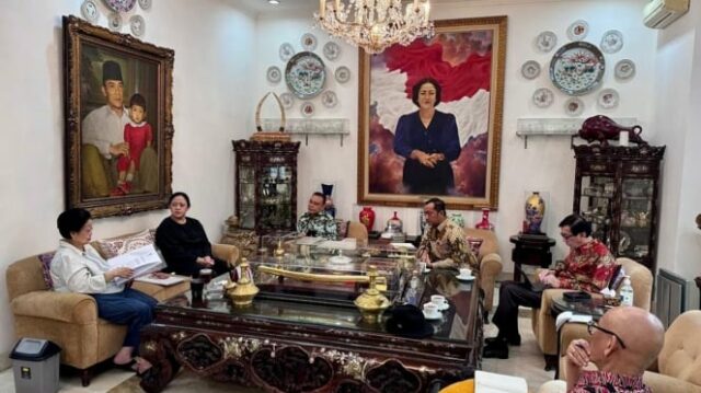 Momen Dasco Bertemu Megawati, Beri Wejangan untuk Pemerintahan Prabowo
