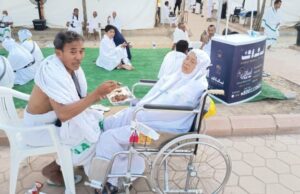 Ministro de Religión Nasaruddin Umar llegó a Arafat, asegúrese de que la congregación estuviera lista Jemaah haji di Arafah