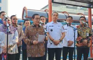 Pramono: Número de pasajeros Las nuevas rutas Transjabodetabek están más dirigidas a 5,799 pasajeros Gubernur Jakarta Pramono Anung saat peresmian TransJabodetabek rute Blok M-Bogor