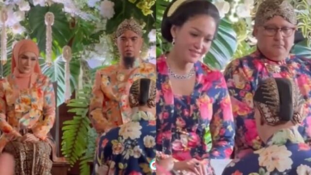 Maia Estianty, en Agnez Mo y Agggun, habrá asistido en el momento del Splash de Al Ghazali.

