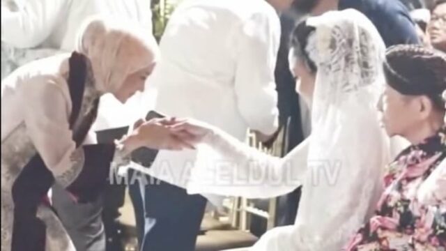 Los segundos de Maia Estanty Salaman con Mulan Jameela, al Los segundos de Maia Estanty Salaman con Mulan Jameela, al guardián de la boda de Alyssa Daguise reemplazado por su hermano menor