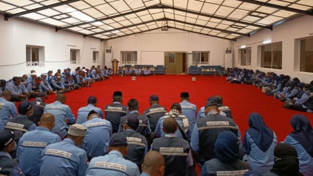 Pilgrims Wave II regresó a casa el 26 de junio de 2025, Hilman Lateft preguntó a los oficiales de trabajo de la Guardia Rítmica

