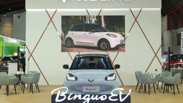 Wuling trajo agua de EV a Alvez en la Feria de Yakarta 2025

