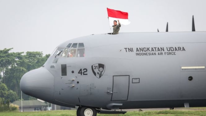 Hércules en Boeing fue preparado por la Fuerza Aérea para la evacuación de los ciudadanos indonesios en Israel e Irán

