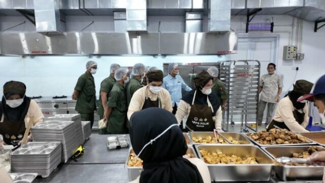 Visite el Polri Sppg, los estudiantes de SPPI Unhan tienen conocimiento de la aplicación del programa MBG


