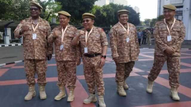 La aparición de la cabeza regional utiliza IPDN Brown Loreng al comenzar la jubilación de las olas II

