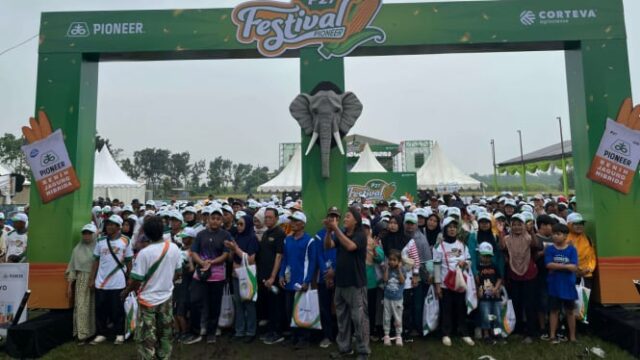 Los hijos de los ancianos participaron en el Festival de Granjeros de Cornos en Willotengah


