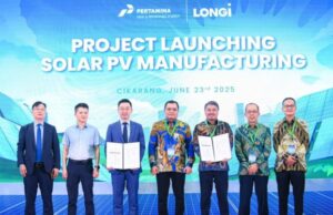 Proyectos de lanzamiento de Pertamina NRE y Longi para fabricar módulos de paneles solares en Indonesia Proyectos de lanzamiento de Pertamina NRE y Longi para fabricar módulos de paneles solares en Indonesia