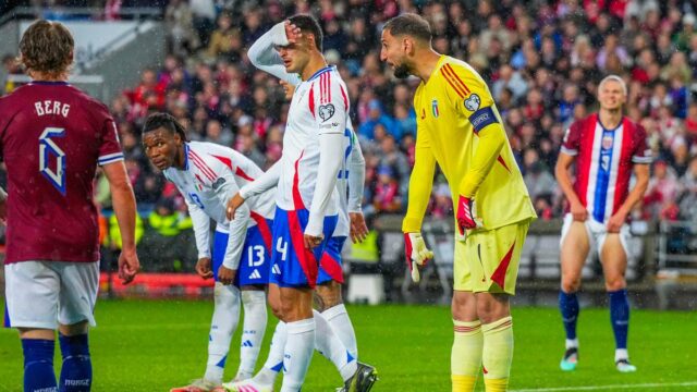 Calificadores de la Copa Mundial de la FIFA: Donnarumma dice que la forma de Italia es inaceptable después de pasar por Noruega

