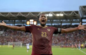 Venezuela vence a Bolivia para cerrar el lugar de playoffs intercontinental de la Copa Mundial Venezuela vence a Bolivia para cerrar el lugar de playoffs intercontinental de la Copa Mundial