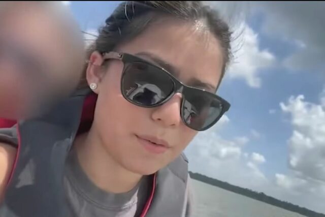 El video muestra a una mujer de Texas, de 20 años, antes de que desapareciera en el jet ski

