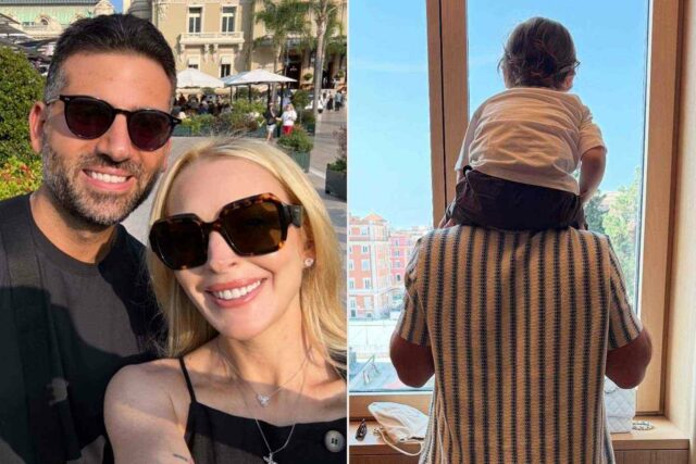 Lindsay Lohan ofrece a los fanáticos una visión general de su vida con su hijo Luai en nuevas fotos familiares

