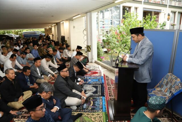 Prible Genewa celebra Eid al -adha con la sociedad musulmana indonesia, WNA

