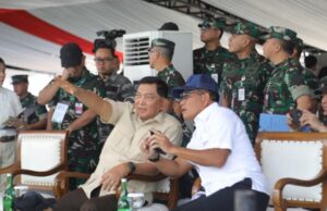 El Ministro de Defensa y el Ministro de Sjafrie saltaron inmediatamente a verificar la preparación de la apertura de la Exposición Internacional de Equipos de Defensa a escala, Indo Defense 2024