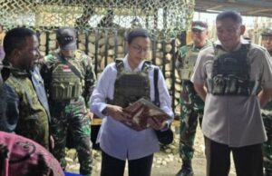 El Ministro de Finanzas llegó al área propensa a conflictos de Papua con chalecos a prueba de balas, el general de brigada Frega: Sinergi Mutual