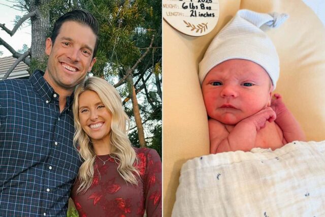 `` El Yrigoyen Garrett de Bachelorette da la bienvenida al primer bebé con su esposa Alex

