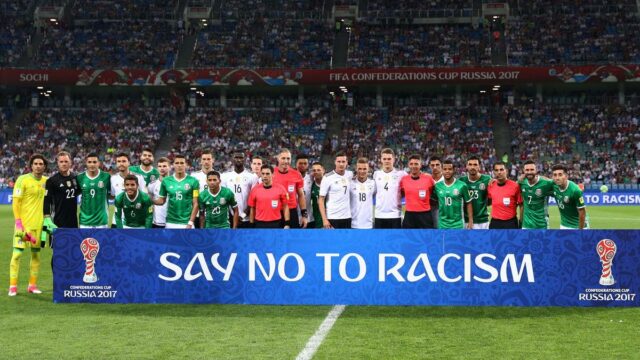 Copa Mundial de Clubes de la FIFA 2025 Falta antirracismo, Copa Mundial de Clubes de la FIFA 2025 Falta antirracismo, señalización contra la discriminación-Informes