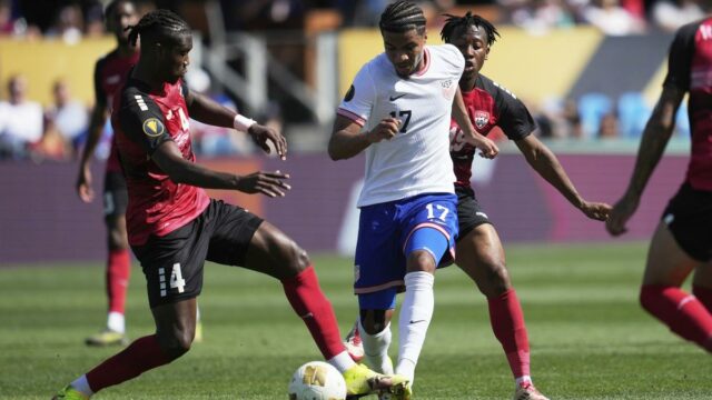 CUPA DE ORO CONCACAF 2025: EE. UU. Termina la racha de 4 juegos perdedores con un 5-0 sobre Trinidad

