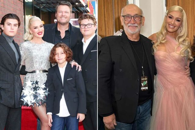 Gwen Stefani celebra a su esposo Blake Shelton y Papa Dennis en el Día del Padre


