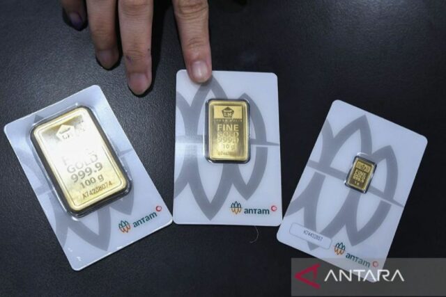El precio del oro de Antam el lunes sigue siendo El precio del oro de Antam el lunes sigue siendo estable