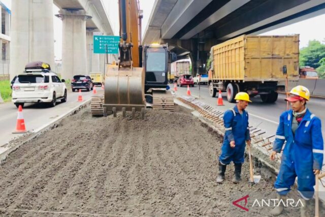 Jasamarga Transjawa mejora la carretera de peaje de Jakarta-Cikampek en Jasamarga Transjawa mejora la carretera de peaje de Jakarta-Cikampek en una semana