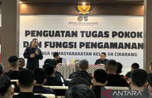 Lapas Cikarang Bekasi tiene tareas de seguridad de fortalecimiento Lapas Cikarang Bekasi tiene tareas de seguridad de fortalecimiento