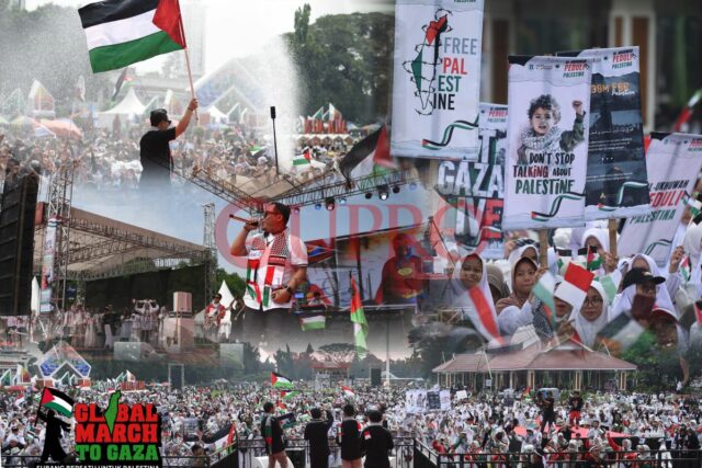 Marcha global a Gaza desde Subang, asociada Rp1.14 mil millones para Palestina

